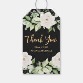 Étiquettes-cadeau Merci de graduation Botanique Floral 2024 Script (Dos)