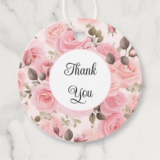 Étiquettes Cadeau Merci de la balise cadeau (Devant)