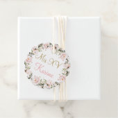 Étiquettes Cadeau Merci de la Quinceanera (En situation)