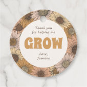 Étiquettes Cadeau Merci de m'aider à développer l'appréciation des e (Devant)