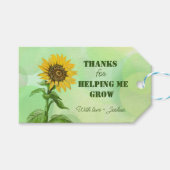 Étiquettes-cadeau Merci de m'aider à grandir ! (Devant (Horizontal))