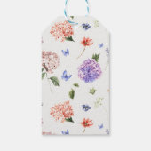 Étiquettes-cadeau Merci de Mariage à la main de l'Hydrangea (Dos)