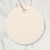 Étiquettes Cadeau Merci de Mariage d'aquarelle florale rustique (Dos)