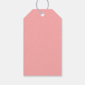 Étiquettes-cadeau Merci de Mariage de  rose et Brown (Dos)