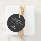 Étiquettes Cadeau Merci de me rendre un Smart Cookie Chalkboard (En situation)