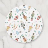 Étiquettes Cadeau Merci de Noël de Nutcracker (Dos)