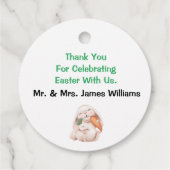 Étiquettes Cadeau Merci de Pâques (Dos)