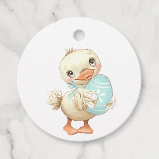 Étiquettes Cadeau Merci de Pâques (Devant)