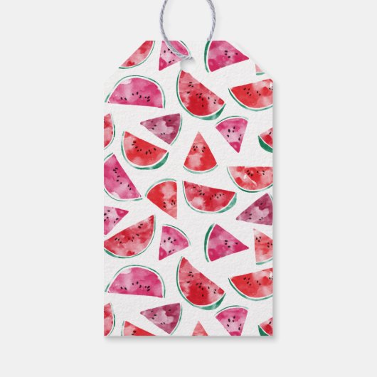 Étiquettes-cadeau Merci de pastèque (Dos)