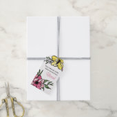 Étiquettes-cadeau Merci de référence de la photo du locataire (Avec de la ficelle)