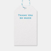 Étiquettes-cadeau Merci d'entreprise moderne (Dos)