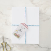 Étiquettes-cadeau Merci des animaux de ferme pour filles (Avec de laficelle)