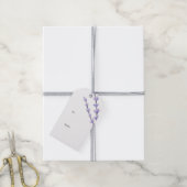 Étiquettes-cadeau Merci des champs de lavande (Avec de la ficelle)