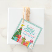 Étiquettes Cadeau Merci des enseignants de la neige (En situation)