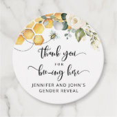 Étiquettes Cadeau Merci d'être ici (Devant)