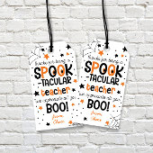 Étiquettes-cadeau Merci d'être un enseignant Spotacular halloween