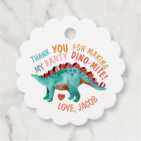Merci Dino-Mite Aquarelle Dinosaur