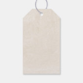 Étiquettes-cadeau Merci du Baby shower Boho (Dos)