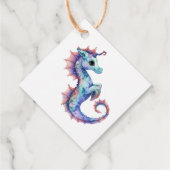 Étiquettes Cadeau Merci du Baby shower des amis aquatiques (Dos)