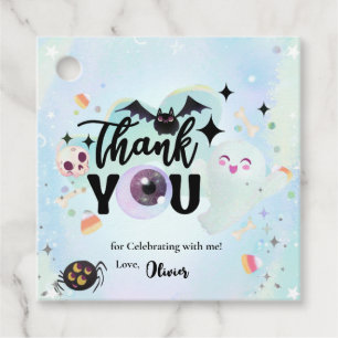 Étiquettes Cadeau Merci éffrayant