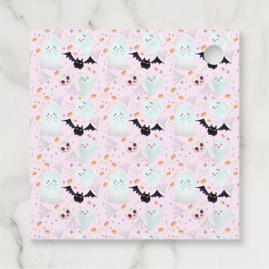 Étiquettes Cadeau Merci éffrayant (Dos)