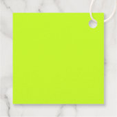 Étiquettes Cadeau Merci éffrayant vert mince Monster (Dos)