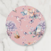 Étiquettes Cadeau Merci Fairy Many, fête d'anniversaire enchantée (Dos)