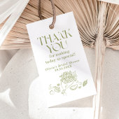 Étiquettes-cadeau Merci Favor clouer la marée du marché