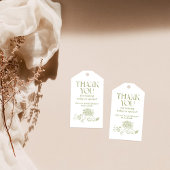 Étiquettes-cadeau Merci Favor clouer la marée du marché