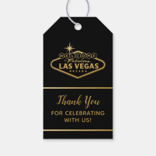 Étiquettes-cadeau Merci Favor Tags Las Vegas Mariage