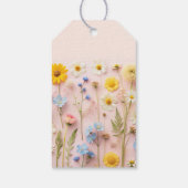 Étiquettes-cadeau Merci fleur sauvage d'anniversaire (Dos)
