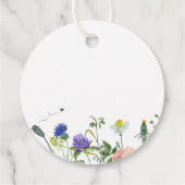 Étiquettes Cadeau Merci Fleur Sauvage pour Avoir été Là (Dos)