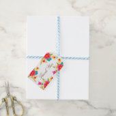 Étiquettes-cadeau Merci Fleurs Pays (With Twine)