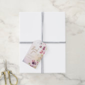 Étiquettes-cadeau Merci floral de printemps (Avec de la ficelle)