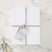 Étiquettes-cadeau Merci Floral fête d'anniversaire (Avec de la ficelle)