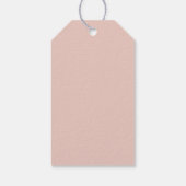 Étiquettes-cadeau Merci Floral fête d'anniversaire (Dos)