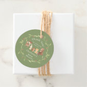 Étiquettes Cadeau Merci forestier enchanté (En situation)