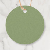 Étiquettes Cadeau Merci forestier enchanté (Dos)