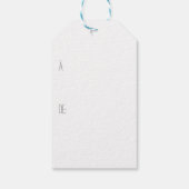 Étiquettes-cadeau Merci full québécois (Dos)