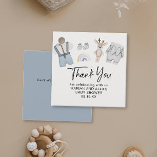 Étiquettes Cadeau Merci Garçons Vêtements Favoriser