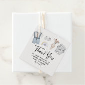 Étiquettes Cadeau Merci Garçons Vêtements Favoriser (En situation)