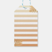 Étiquettes-cadeau Merci Gi de la fête de l'ananas tropicale (Dos)