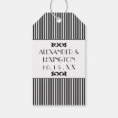 Étiquettes-cadeau Merci Groomsman Tuxedo (Dos)