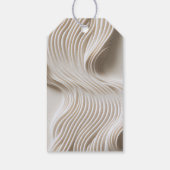 Étiquettes-cadeau Merci ivoire luxueux  (Dos)