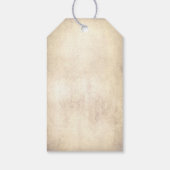 Étiquettes-cadeau Merci magique du hibou d'anniversaire (Dos)