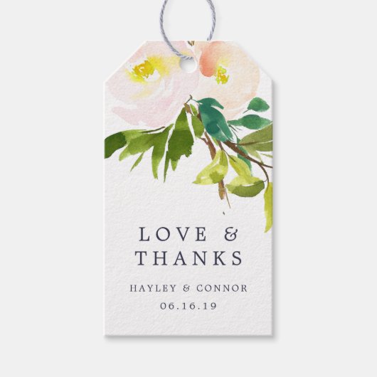 Étiquettes-cadeau Merci Mariage à ressort (Devant)