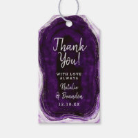 Merci Mariage Amethyst Purple & Silver Geode