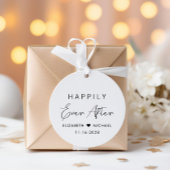 Étiquettes Cadeau Merci Mariage chic