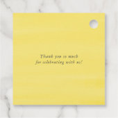 Étiquettes Cadeau Merci Mariage citron vert couronne de fer (Dos)