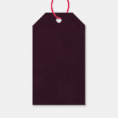 Étiquettes-cadeau Merci Mariage Floral Rustique été (Dos)